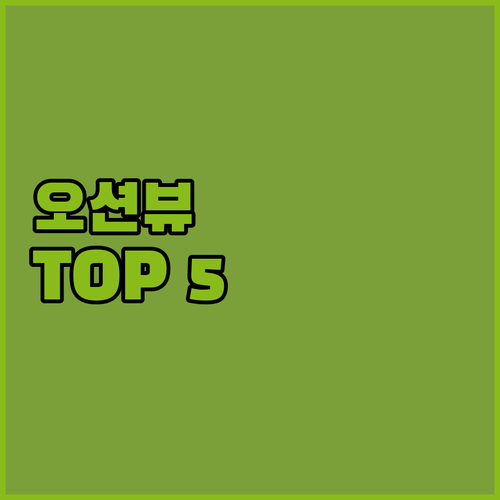 고성 속초 오션뷰 숙소 베스트 5 추천 및 실제 투숙 후기 비교