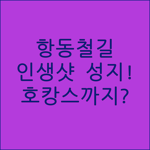 서울 구로구 항동철길 데이트 코스 포토존 위치와 근처 숙소 베르누이 커넥티드 호텔 정보 분석