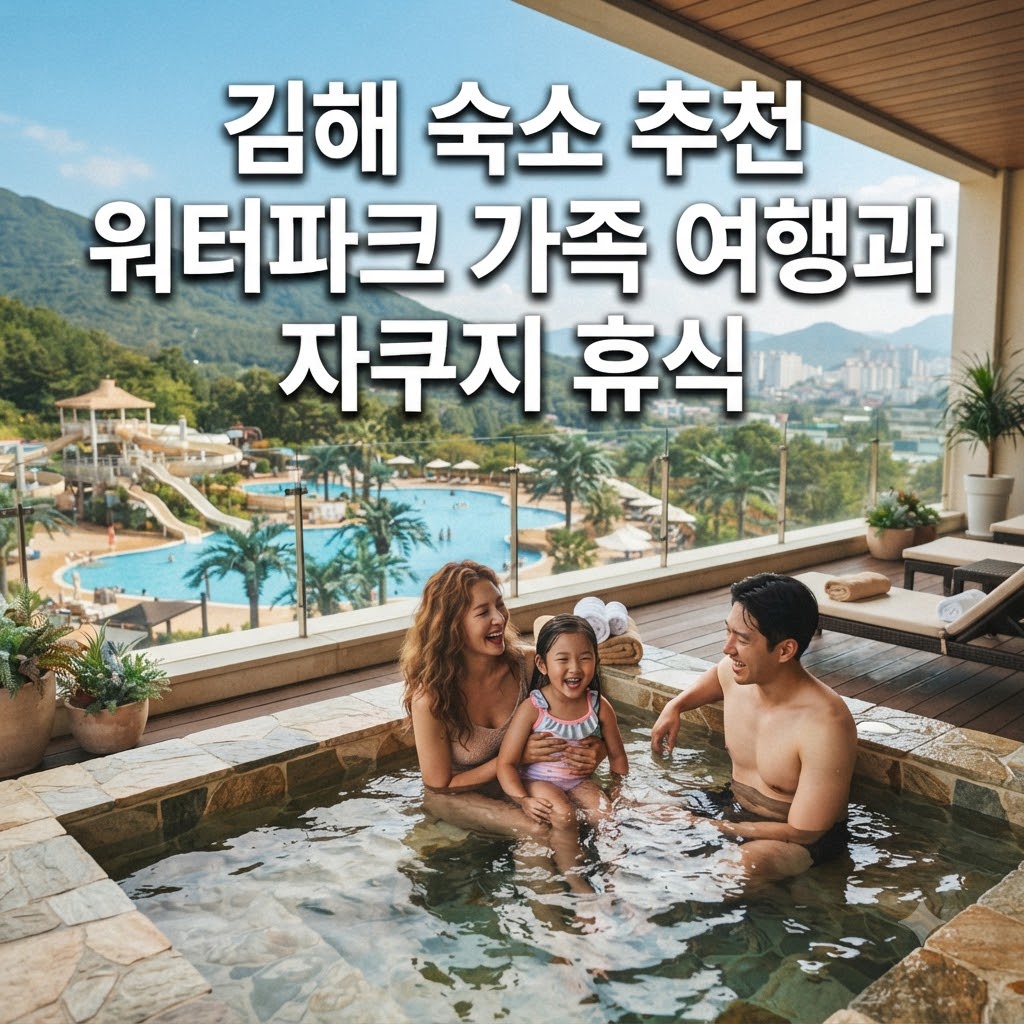 김해 숙소 추천 워터파크 가족 여행과 자쿠지 휴식