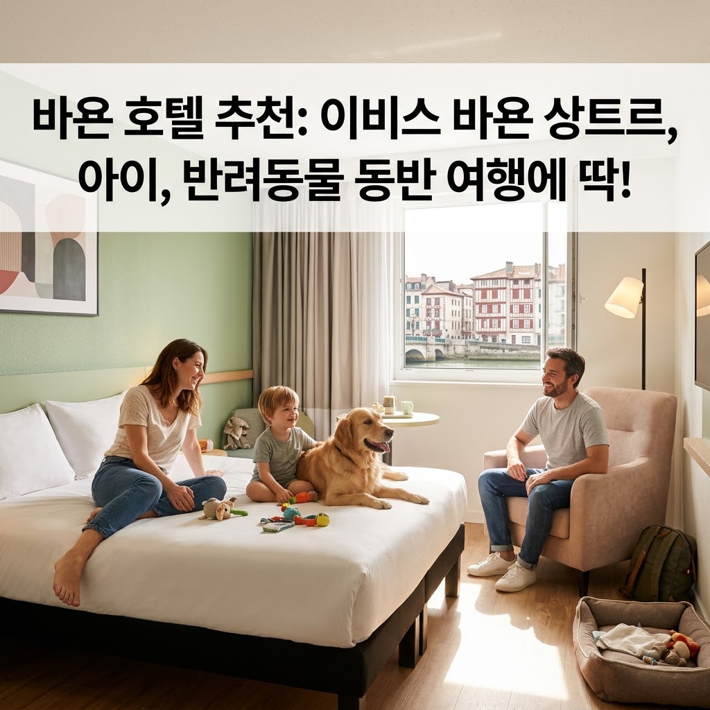 바욘 호텔 추천 아이와 반려동물 함께 머물기 좋은 이비스 바욘 센터