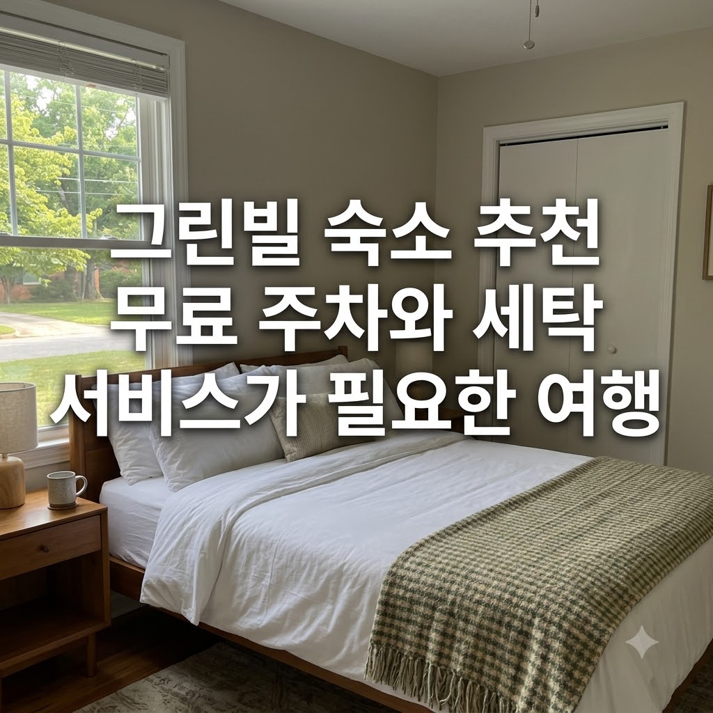그린빌 숙소 추천 무료 주차와 세탁 서비스가 필요한 여행
